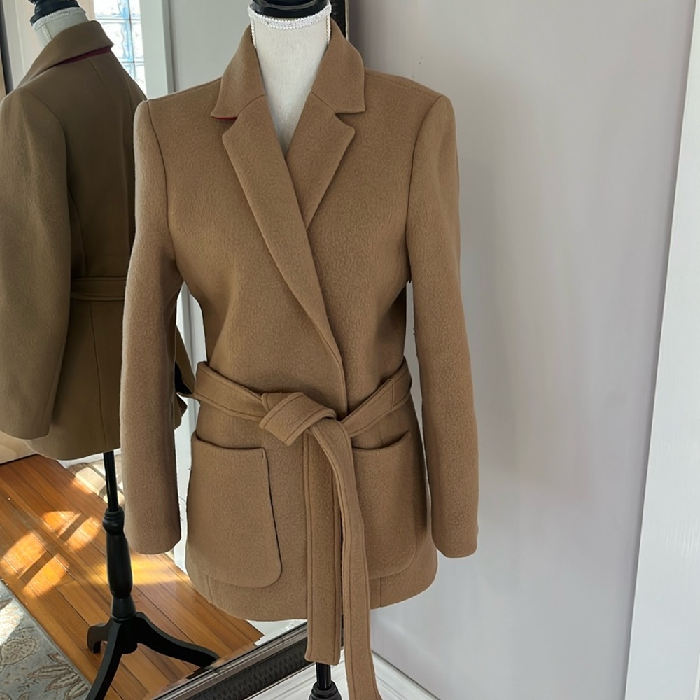 J Crew brushed wool lined Jacket.